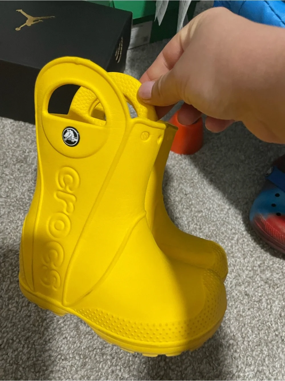 CROCS bright yellow